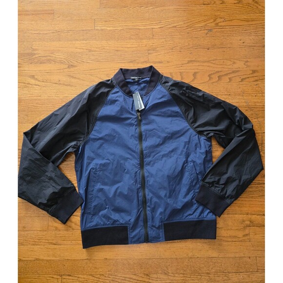 James Perse Two Tone Shell Bomber Jacket Size 2 NWT MSRP $495 - Picture 1 of 8